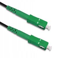 Qoltec Patchcord światłowodowy SC/APC - SC/APC Message Simplex 100m