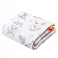 KOCYK NIEMOWLĘCY DWUSTRONNY Bawełniany Ocieplany VELVET 75x100 JUKKI