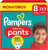 Pampers Baby-Dry Pants 8 (19 +kg) 117szt.