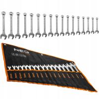 NEO набор набор плоских гаечных ключей 8-32 мм 17 шт. Лист 09-753