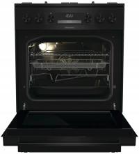 Kuchnia gazowa Hisense HKS6D71BMPA czarna 60 cm termoobieg Air Fry