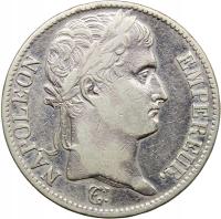 Francja, 5 franków 1812 A, Napoleon I, Paryż, st. 3/3+