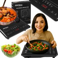 KUCHENKA INDUKCYJNA JEDNOPALNIKOWA INDUKCJA PRZENOŚNA ELEKTRYCZNA 2000W