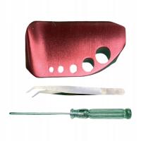 Płyta do dociskania kołowrotka wędkarskiego dla użytkowników lewej ręki, uprość swoje wędkowanie Red