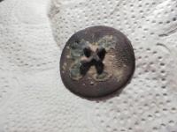 Guzik napoleoński FRANCJA duży 270mm płaszczowy Napoleon I czysty koszyczek