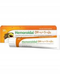 Hemoroidal (50 mg + 5 mg)/g żel doodbytniczy 30 g