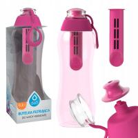 Бутылка фильтра Дафи мягкая 0.3 л розовая