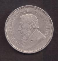 Transwal - Republika Południowoafrykańska - srebro - 2-1/2 Shillings 1897 r