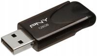 Pen-drive 128GB PNY классический прочный выдвижной