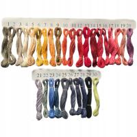 Льняная нить 100% натуральный лен, льняная дратва - толстая, 30 цветов