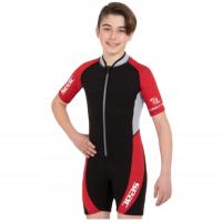 Skafander Seac Ciao Shorty czarno-czerwony