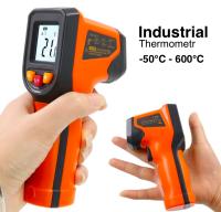 Termometr pirometr na podczerwień z laserem (-50°C do 600°C) 0,5s