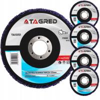 Tarcza ścierna z włókniny 125 mm włosy murzyna Mocna ściernica pumeks