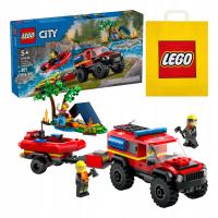 LEGO City-внедорожная пожарная машина с лодкой (60412) подарочная сумка LEGO