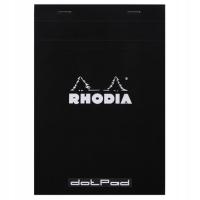 Блокнот в горошек dotPad-Rhodia-черный, A5