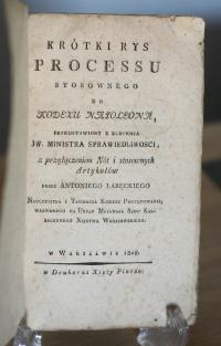 1808 Krótki rys procesu do KODEXU NAPOLEONA