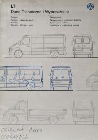 Volkswagen LT Dane techniczne i wyposażenie Prospekt wielostronicowy