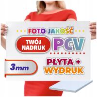 Płyta reklamowa Szyld DRUK UV Plansza Tablica PCV 3mm B1 100x70,7