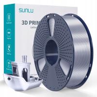 FILAMENT SUNLU 1.75 mm SILK PLA+ Plus Silver 1kg