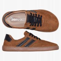 BUTY BAREFOOT SKÓRZANE MINIMALISTYCZNE DAMSKIE SZEROKIE BRĄZOWE KAMPOL