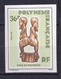 POLINEZJA FRANCUSKA** Mi 419 B (cięty) Rzeźba