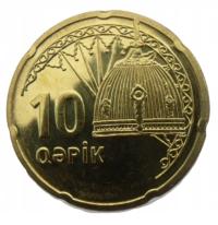 AZERBEJDŻAN 10 QUAPIK 2006 KLATKA MENNICZA