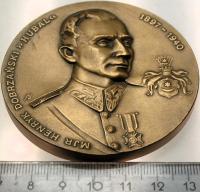 Medal 1990 mjr Henryk Dobrzański HUBAL Muzeum Historii Miasta Łodzi MENNICA