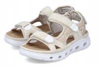 Rieker sandały damskie 64074-60 płaski obcas