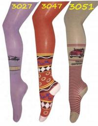 GATTA-WOLA rajstopy bawełniane 128-134 zestaw 3 par