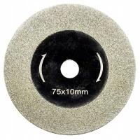 TARCZA DIAMENTOWA Z NASYPEM GALWANICZNYM 75mm x 10mm