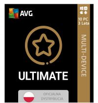 AVG Antywirus AVG Ultimate 2026 10 st. / 36 miesięcy ESD