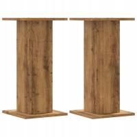 PODSTAWKI POD GŁOŚNIKI 2 SZT. DĄB ARTISAN 30X30X60CM
