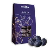 Śliwki w Czekoladzie Suszone Śliwki w Czekoladzie Deserowej Przekąska 100g