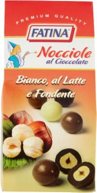 Orzechy Laskowe w czekoladzie Nocciole Ricoperte Cioccolato 160g - Fatina