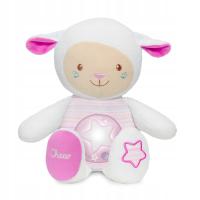 Chicco toys - owieczka z projektorem, nocną lampką first dreams - PINK