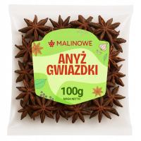 ANYŻ GWIAZDKI 100g ANYŻ GWIAŹDZISTY AROMATYCZNE DOSKONAŁE