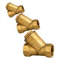 FILTR SKOŚNY MOSIĘZNY 1/2” SIATKOWY OSADNIKOWY DO C.O. DIAMOND