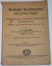 KARL RICHTER, PRAKTYCZNE ŻYWIENIE ZWIERZĄT DOMOWYCH 1941