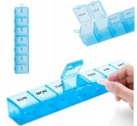 POJEMNIK NA LEKI 7 DNIOWY ORGANIZER LEKARSTWA PUDEŁKO