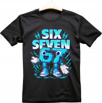 Koszulka Six Seven 67 brainrot dziecięca t-shirt 100% BAWEŁNA