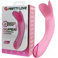 Wibrator do stymulacji punktu G - DJ COCK - na USB, Różowy - Pretty Love