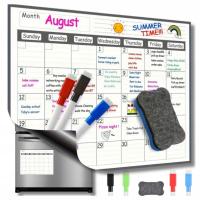 TABLICA MAGNETYCZNA MAGNES PLANER KALENDARZ NA LODÓWKĘ MIESIĘCZNY + MARKERY