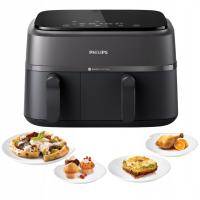 PHILIPS ОБЕЗЖИРЕННАЯ ФРИТЮРНИЦА NA350 / 00 2750W ДВОЙНАЯ КОРЗИНА 2 БЛЮДА