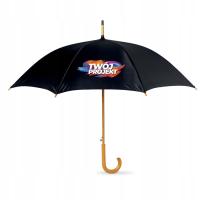 Parasol z nadrukiem TWOJE LOGO tekst MIX KOLORÓW
