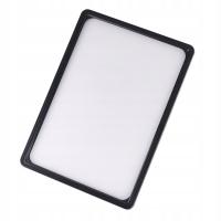 Ramka Plakatowa A6 Czarna + Kieszeń Plakatowa U - 5 szt