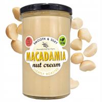 KETO Pasta orzechowa Macadamia Makadamia lekko prażona Smooth VEGE 500g Nut