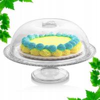 ОДНОУРОВНЕВАЯ ВИТРИНА С АБАЖУРОМ 30 СМ ДЛЯ ТОРТА, ПЕЧЕНЬЯ, ФРУКТОВ, ПОДНОС, ОБОЛОЧКА