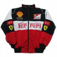 Новая красно-черная вышивка FERRARI эксклюзивная куртка костюм F1 Team Racing
