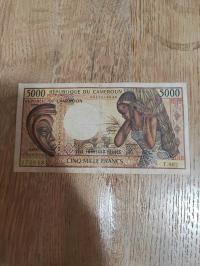 Kamerun - 5000 Franków - rzadki