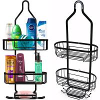 ВАННАЯ КОМНАТА ВИСИТ ДУШЕВАЯ ПОЛКА ЧЕРНЫЙ ДВОЙНОЙ СТОЙКИЙ